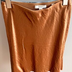 Vince Satin Skirt